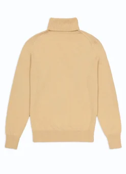 Fursac Wool And Cashmere Roll Neck Sweater Beige Best Sale