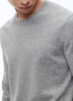 Fursac Wool And Cashmere Sweater Pearl Grey Discount