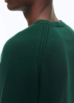 Fursac Wool And Cashmere Sweater Forest Green Best Sale