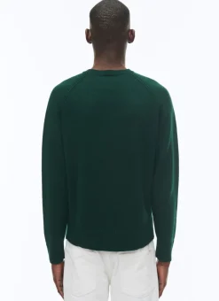 Fursac Wool And Cashmere Sweater Forest Green Best Sale