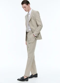 Fursac Wool Canvas Jacket Beige Clearance