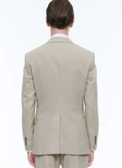 Fursac Wool Canvas Jacket Beige Clearance