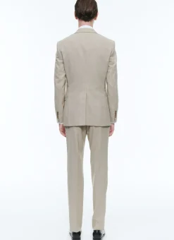 Fursac Wool Canvas Suit Beige Store