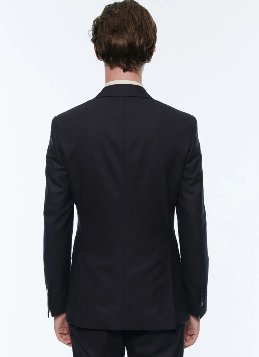 Fursac Wool Flannel Jacket Navy Blue Best Sale