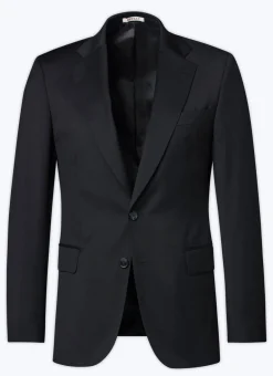 Fursac Wool Serge Large Jacket Black Store
