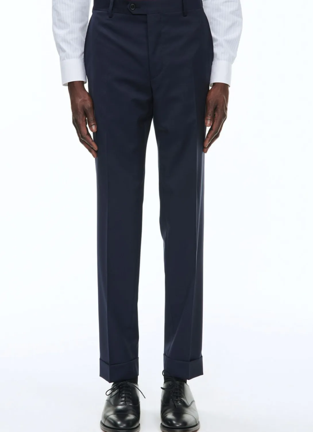 Fursac Wool Serge 3-Piece Suit Navy Blue Sale