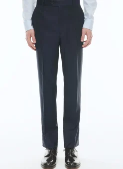 Fursac Wool Serge Suit Navy Blue Online