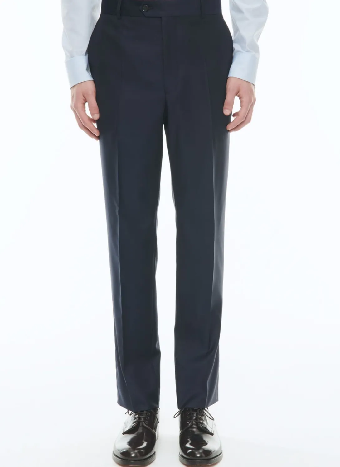 Fursac Wool Serge Suit Navy Blue Online