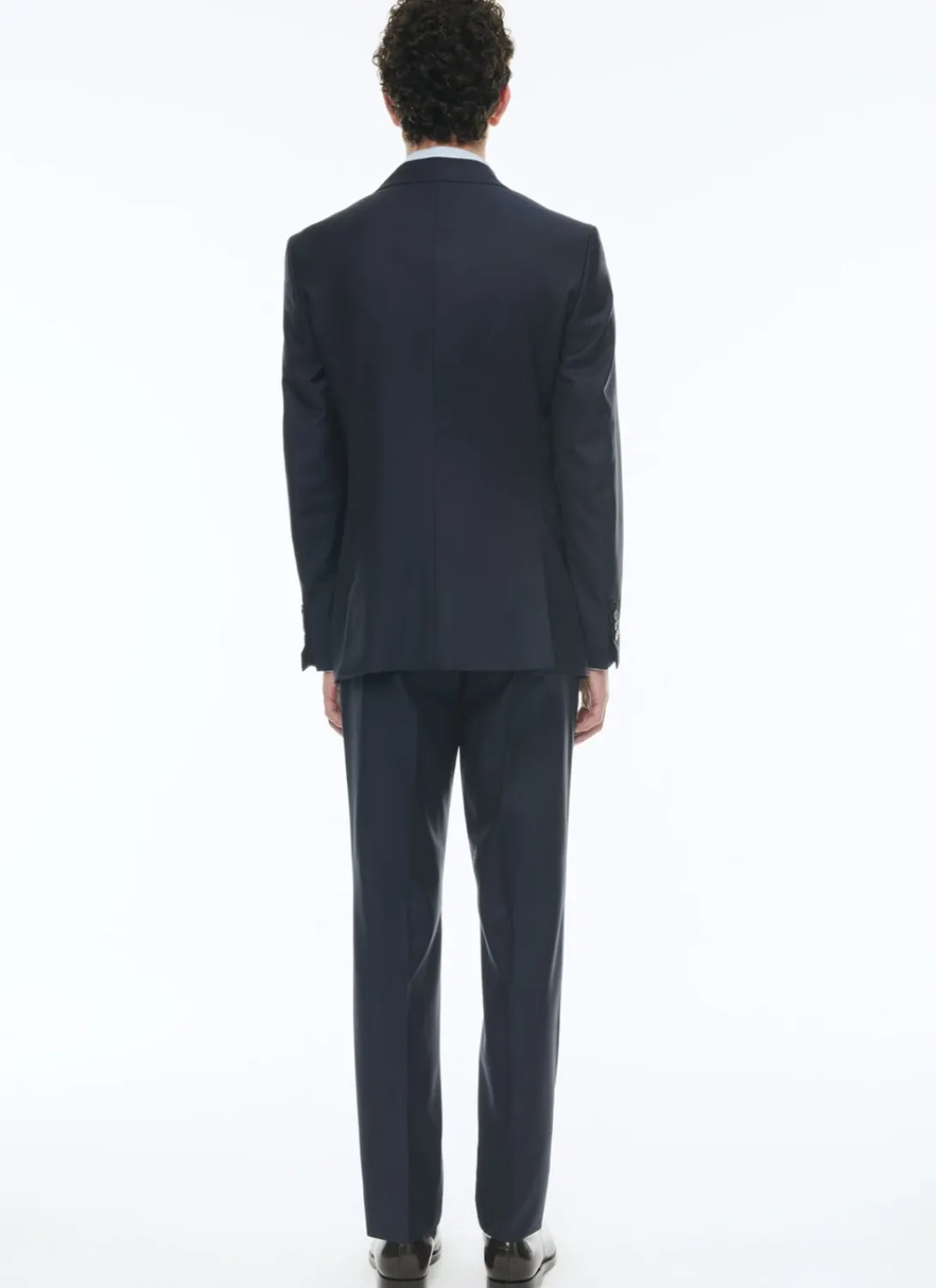 Fursac Wool Serge Suit Navy Blue Online