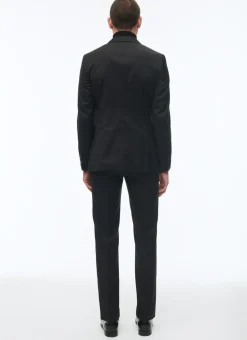 Fursac Wool Serge Suit Black Outlet