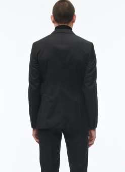 Fursac Wool Serge Suit Jacket Black Outlet