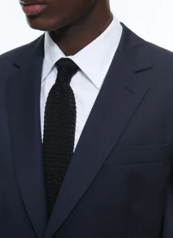 Fursac Wool Serge Suit Jacket Navy Blue Best