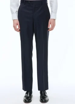 Fursac Wool Serge Trousers Navy Blue Best
