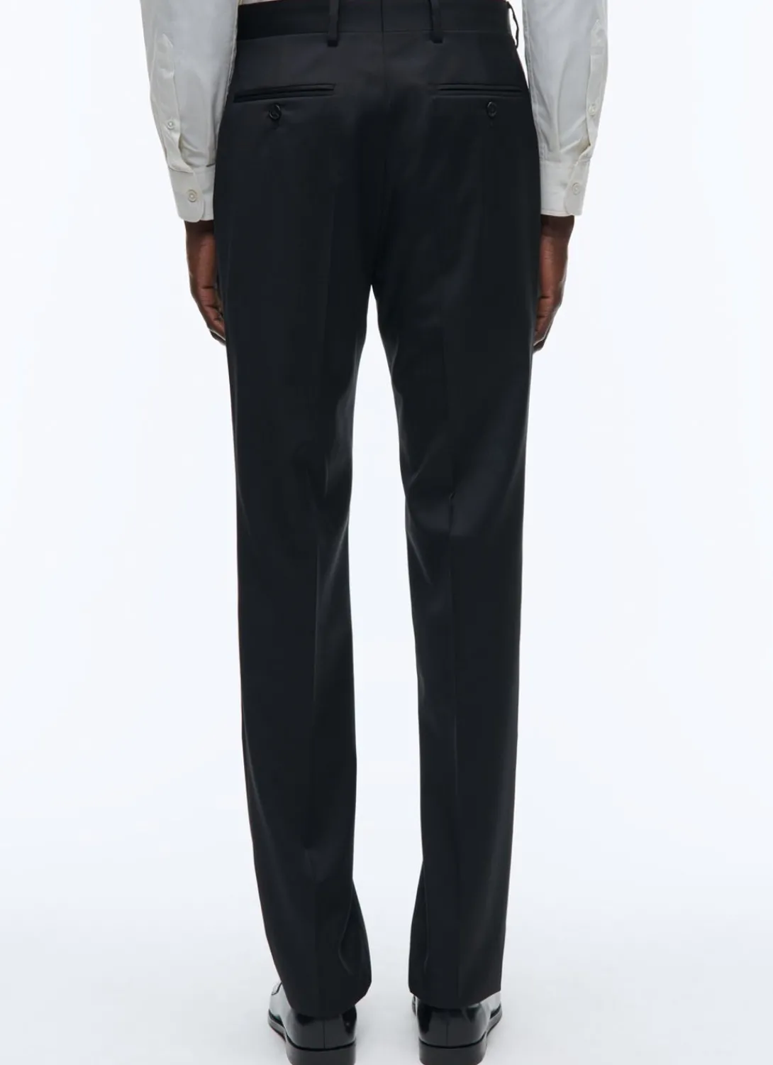 Fursac Wool Serge Trousers Black Discount