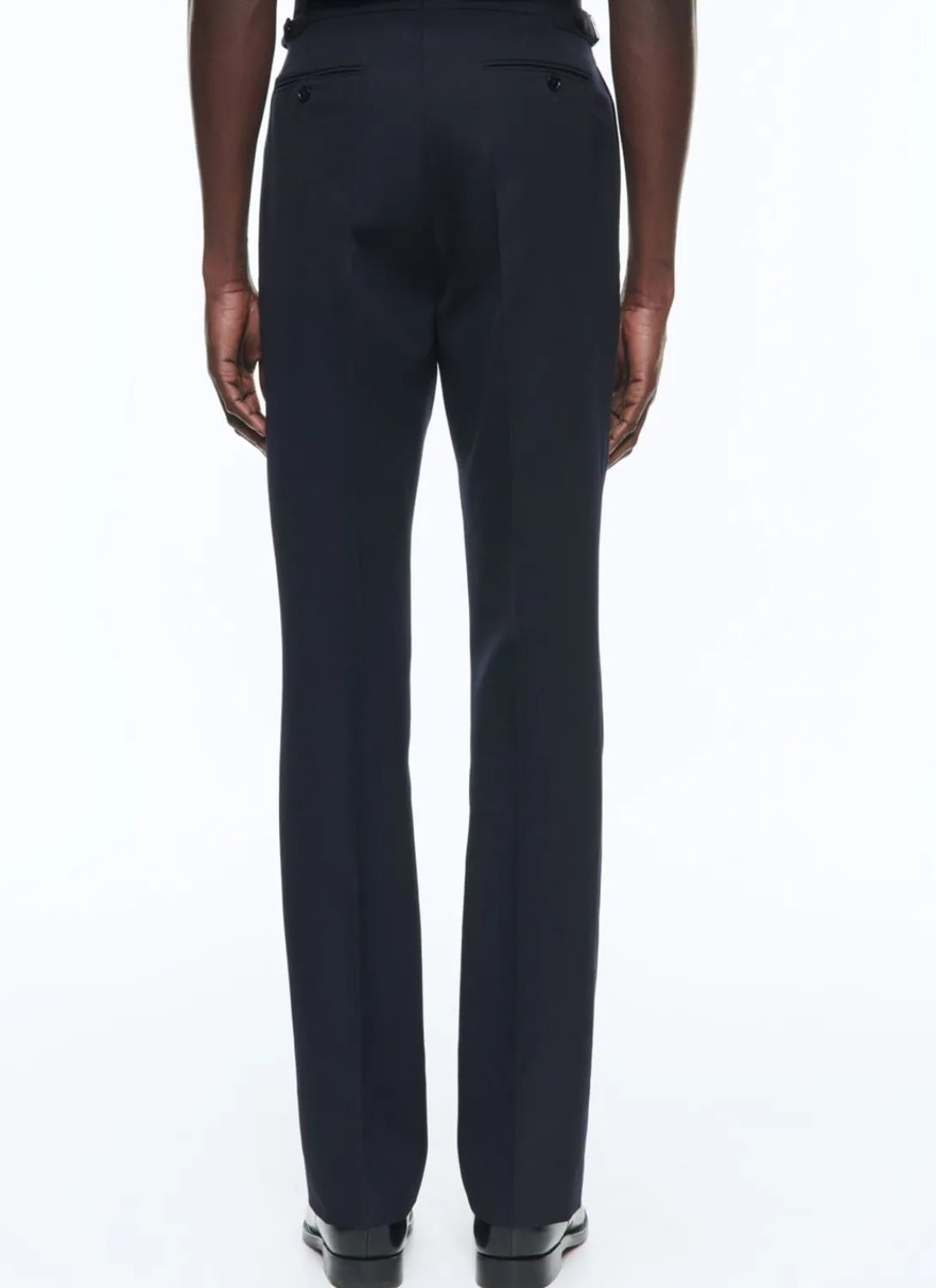 Fursac Wool Suit With Officer Collar Navy Blue Online