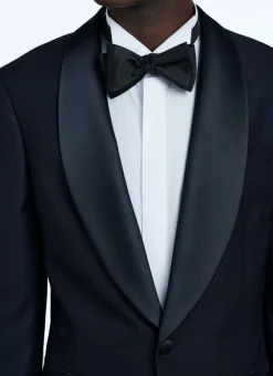 Fursac Wool Tuxedo Navy Blue Hot